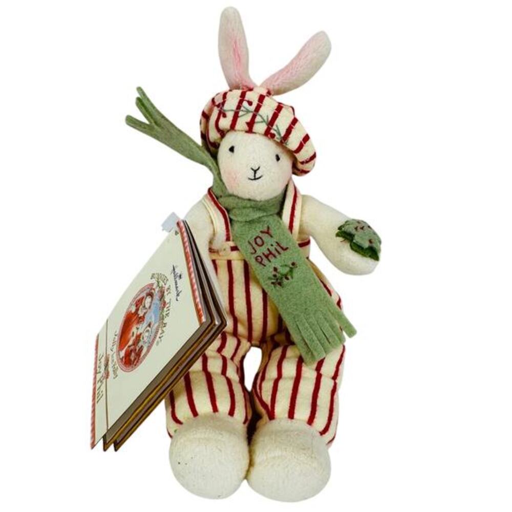 2002 Hallmark Bunnie by the Bay Jolly Ice Folly Joy Phil 8" Plush‎ NWT